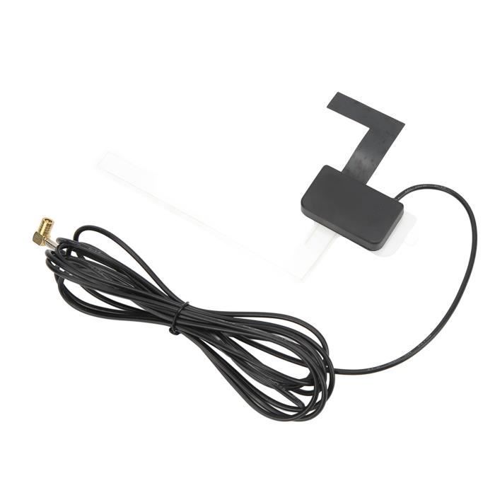 Antenne DAB+ Active Pour Voiture – Fixation Pare-brise – Bluetooth – Pour Autoradio Numérique
