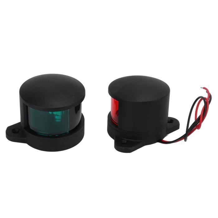 Lot De 6 Feux De Navigation LED Pour Bateaux - Rouge, Blanc, Vert - Rechargeable USB - 3 Modes Clignotant - Pour Kayak, Canoë, Yacht