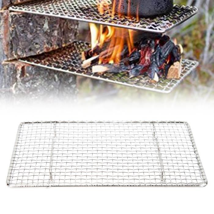 EasiBBQ Grille de barbecue en acier inoxydable 80631 pour barbecue Go