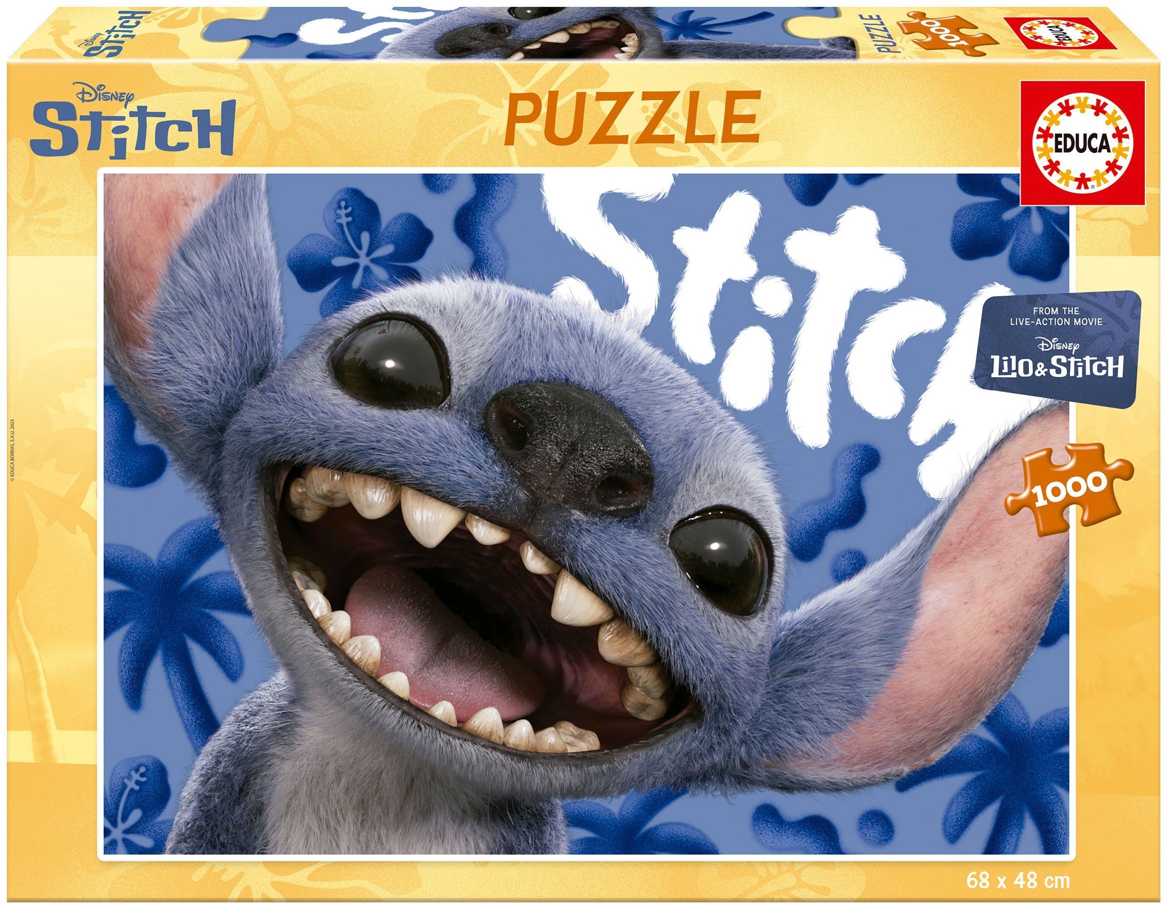 Puzzle - EDUCA - Stitch Live Action - 1000 pièces
