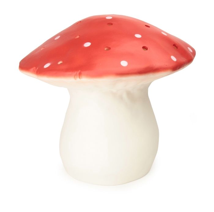 Champignon Lampe A Poser Veilleuse Led Grand Champignon Rouge H30cm Cdiscount Puericulture Eveil Bebe