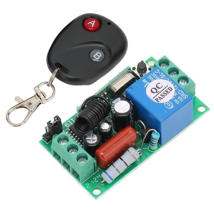 Interrupteur RC Télécommandé 20A - Relais Marche/arrêt Pour LED, Moteurs, Effets Spéciaux (3-30V)