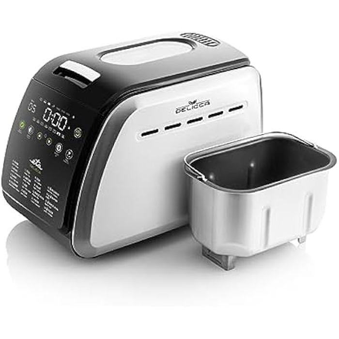 ETA Panificadora  Delicca II 1,5 kg Programmation Ventil&eacute;e Inox 850 W