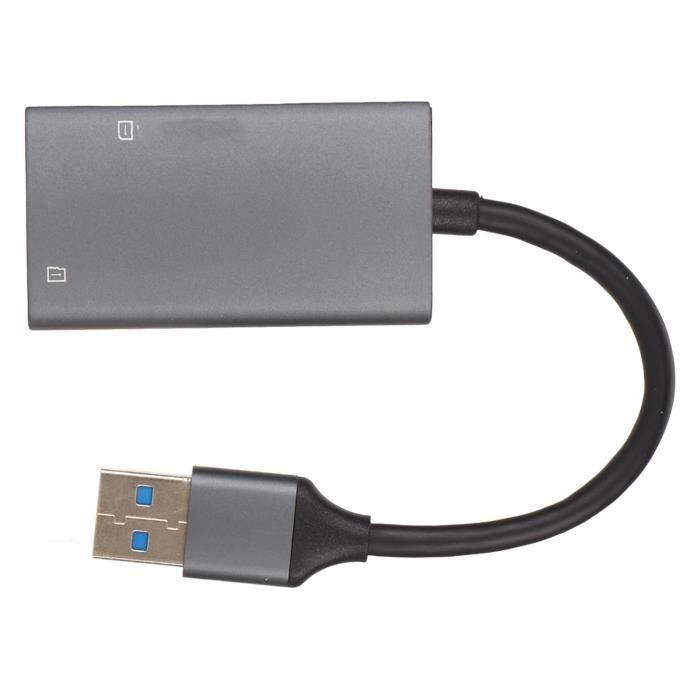 LIU-7708725744621-Lecteur de carte USB 3.0 Lecteur de Carte Mémoire USB 3.0  Haute Vitesse pour Ordinateur informatique d'alimentatio - Cdiscount  Informatique