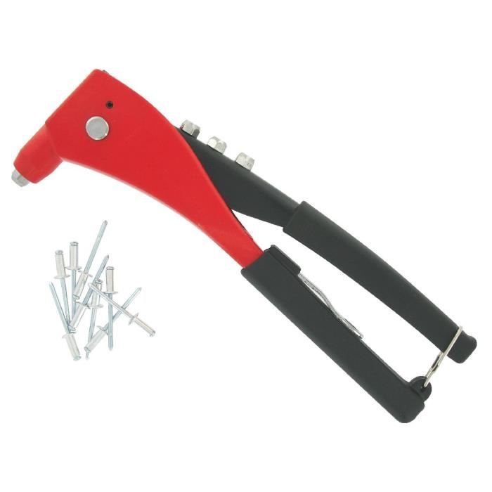 Pince à riveter FIX PRO Lot de 100 rivets standards aluminium