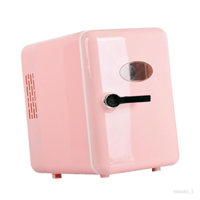 Or Rose-Mini Réfrigérateur électrique USB, Petites Canettes De Boisson