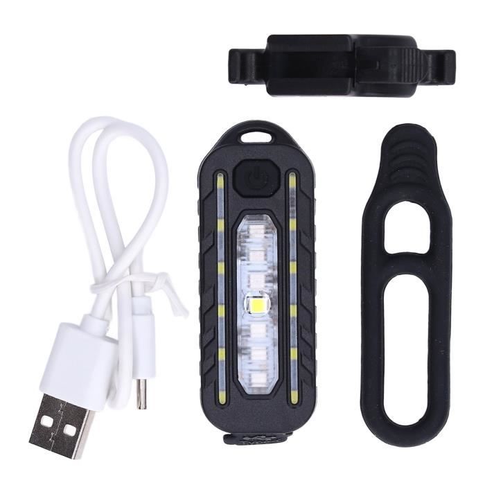 Kit 4 Feux D'Avertissement LED Rechargeables - Magnétiques, Étanches IP67, 9 Modes Clignotants, Avec Câble USB 3 En 1