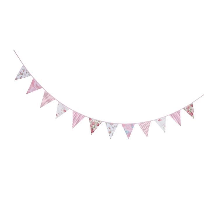 Eventail Jaune Décoration Fête : Lot 12 Fleurs/éventails En Papier 16 Fanions - Couleurs Beige, Rose, Jaune - Pour Anniversaire, Mariage
