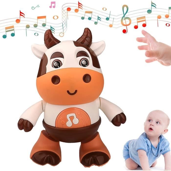 Jouet musical bébé vache KAKOO - 3pcs - Lumières LED et musique - Cadeau  d'anniversaire Noël - Cdiscount Jeux - Jouets