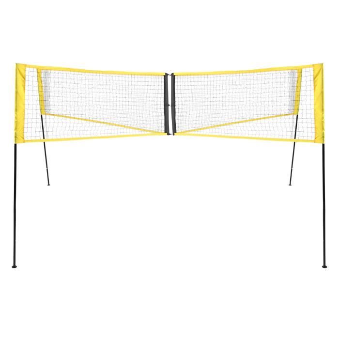 Filet De Volley-Ball Larimuer 9.5x1m - Portable Pour Plage, Jardin, Piscine