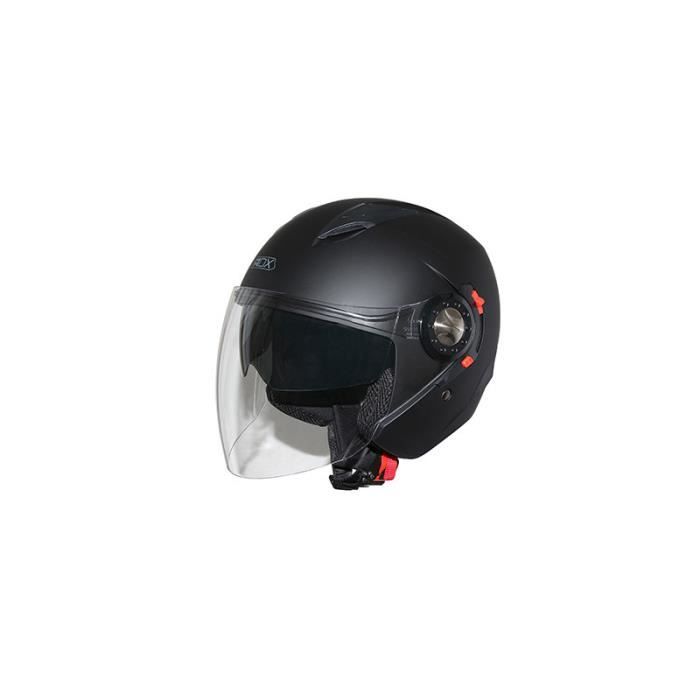 Casque Jet Torx Justin Black Matt Noir Mat Taille XS 53-54cm Pour Moto