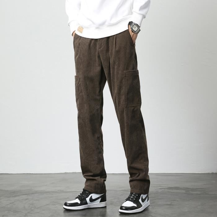 Pantalon cargo velours homme store