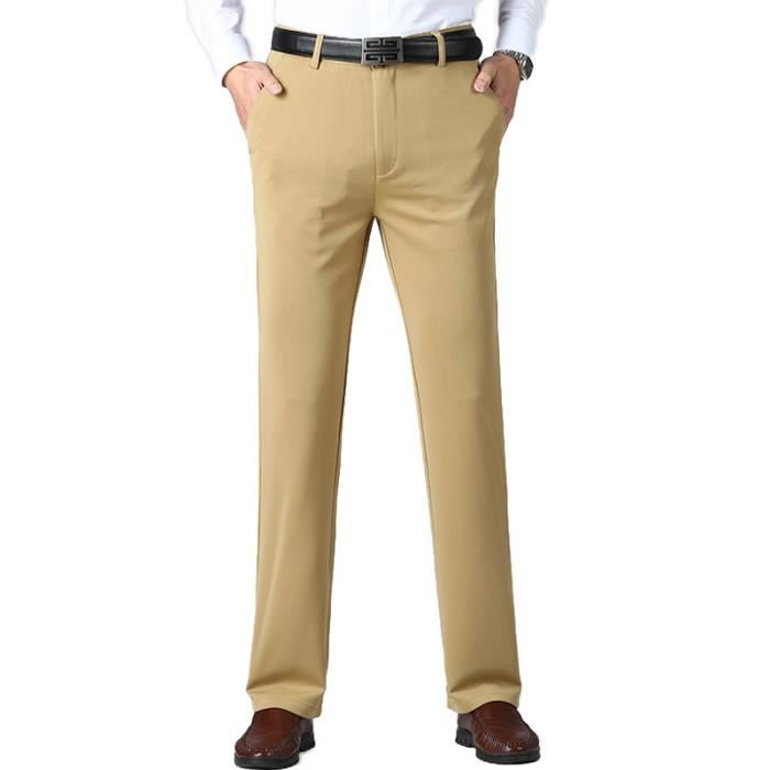 Pantalon a 2025 pince beige homme
