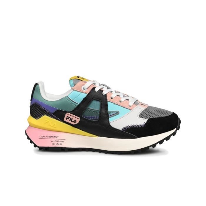 Basket Contempo FILA Vert Femme Lacets Textile Plat Vert Cdiscount Chaussures