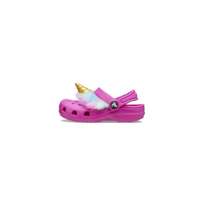 Girls unicorn crocs clearance