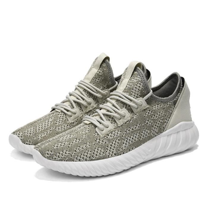 Basket femme chaussures et homme running chaussures yazzy Gris