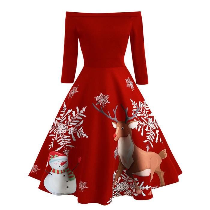 Robe de noel femme vintage