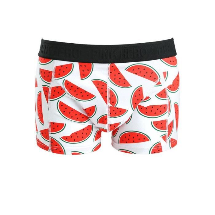 Sous v tement Boxer Sexy pour homme sous v tement en coton cale on de marque tendance 2019 121260 Type 511 Red