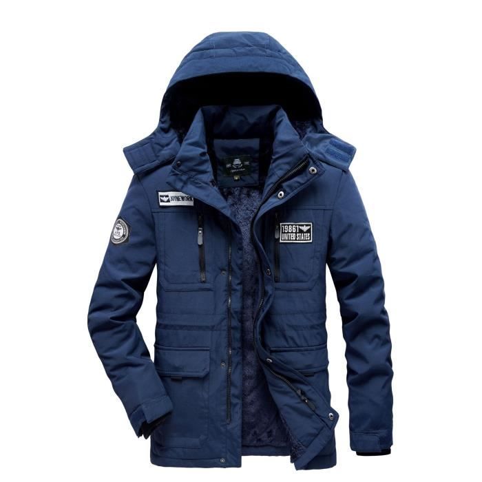 Parka homme 2025 avec capuche amovible