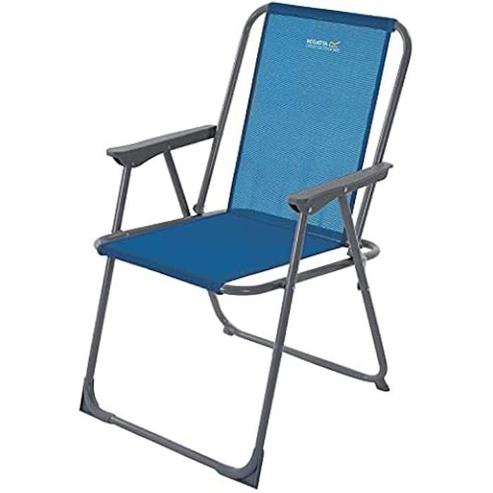 Chaise Longue de Camping - REGATTA - Retexo RCE340 - Pliable - Oxford Blue - 120 kg Max Chaise Longue de Camping - REGATTA - Retexo RCE340 - Pliable - Oxford Blue - 120 kg Max