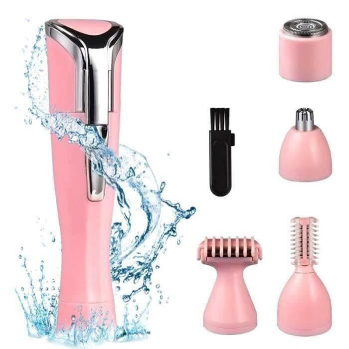 LuckyRasoir Electrique Femme Rasoir Tondeuse Femme Rasoir Electrique Imperméable pour Tondeuse