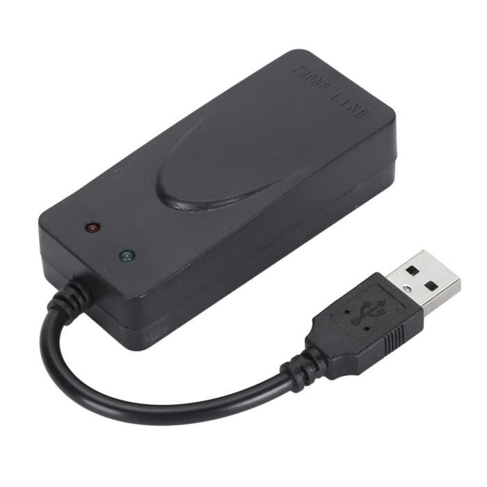 KALEA-INFORMATIQUE Adattatore Fax Modem 56K Su Porta USB Con Spina RJ11. Chipset CONEXANT