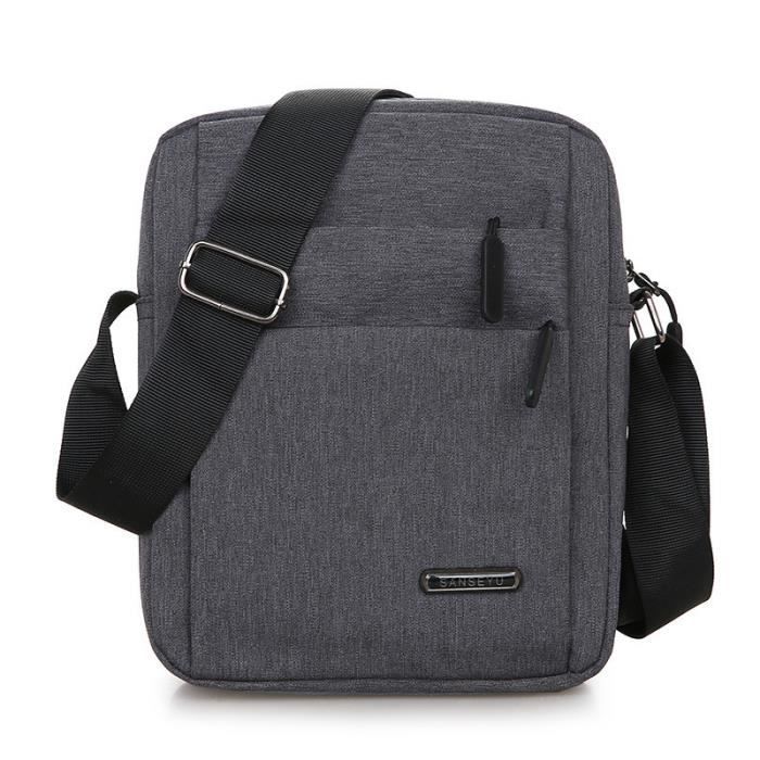 Sac Caméra Bandoulière Femme Double Zip Frange - Sacoche Porté Epaule