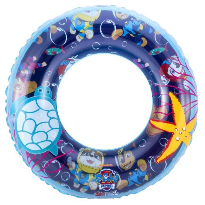 Bouée Gonflable Pat' Patrouille Pour Enfants - Diamètre 45 Cm, En PVC épais | Pour Piscine, Mer, Jeux Aquatiques
