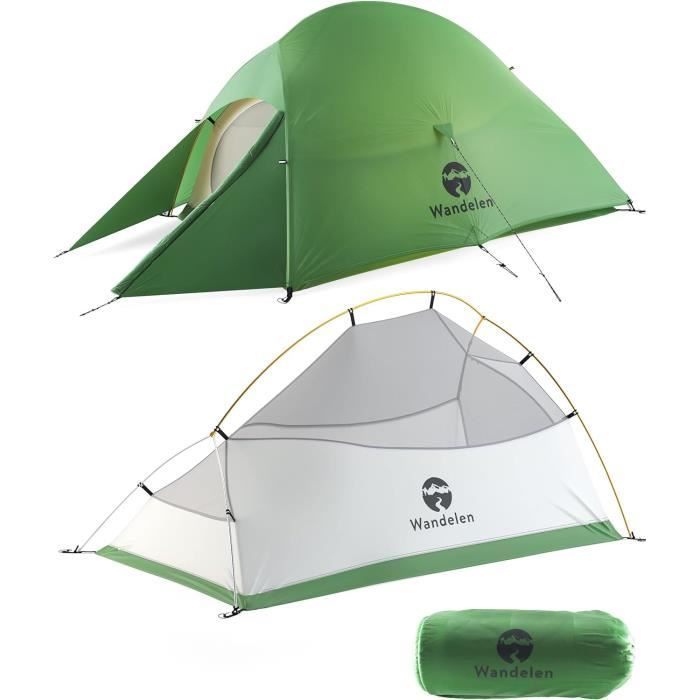Tente De Camping 2 Places Bear Grylls – 3 Saisons, Ultralégère, Imperméable, Pop-Up