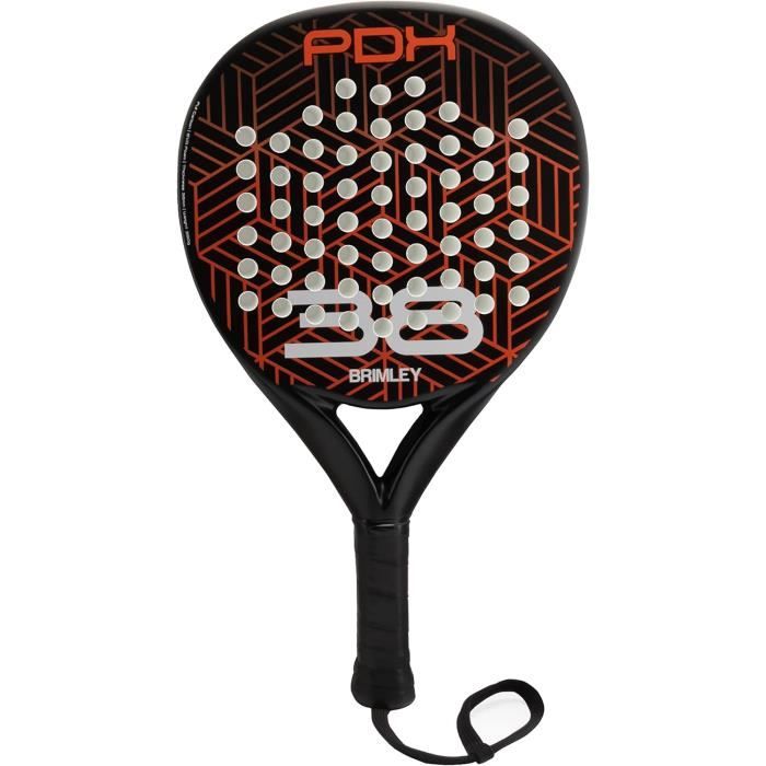 Raquette de padel avec 3 balles Raquette de padel Cranit en fibre de
