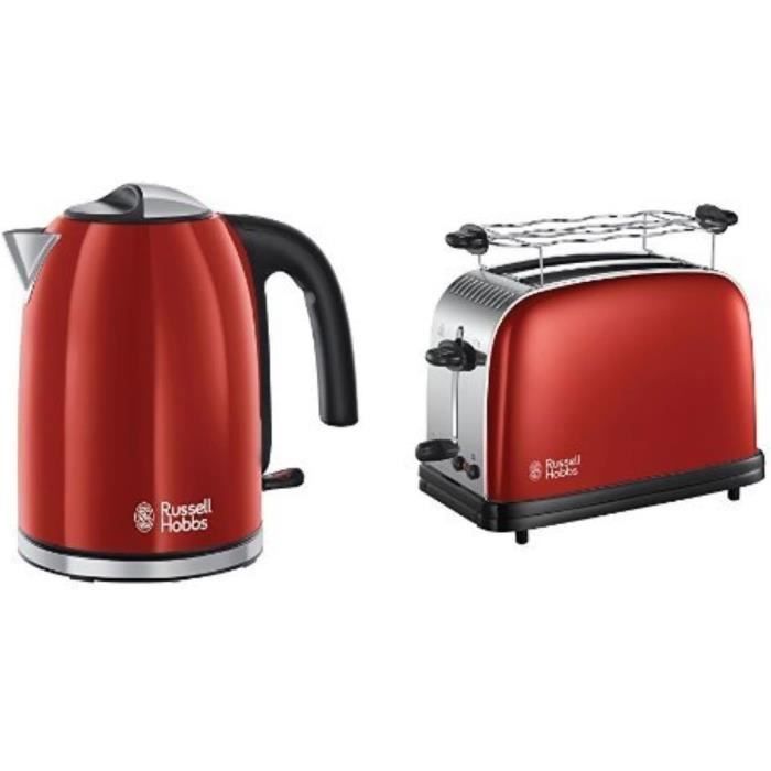 Kit Bouilloire De Voyage Russell Hobbs - Avec Tasses, Filtre Et Boîte à Thé - Neuf