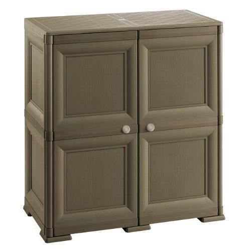 Commode - TONTARELLI - 8085549909 - 4 Compartiments - Polypropylène - Chocolat Commode - TONTARELLI - 8085549909 - 4 Compartiments - Polypropylène - Chocolat