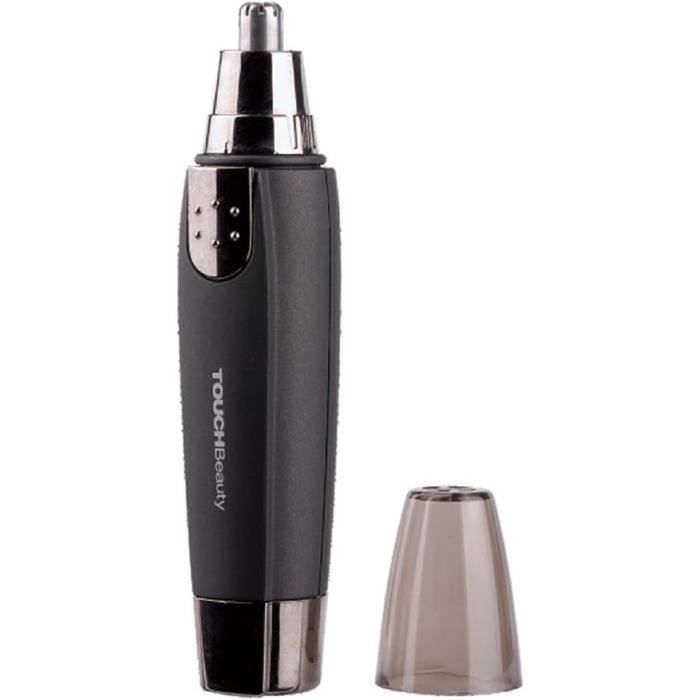 Tondeuse Sans Fil Esperanza Pour Nez, Oreille Et Barbe - Design Ergonomique Gris Argent