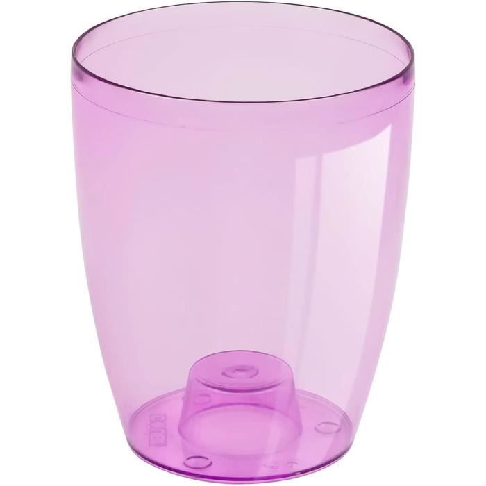 Prosperplast - Coubi Orchidee 1.6L Bloempot - 13.2x13.2x16.5cm in wit