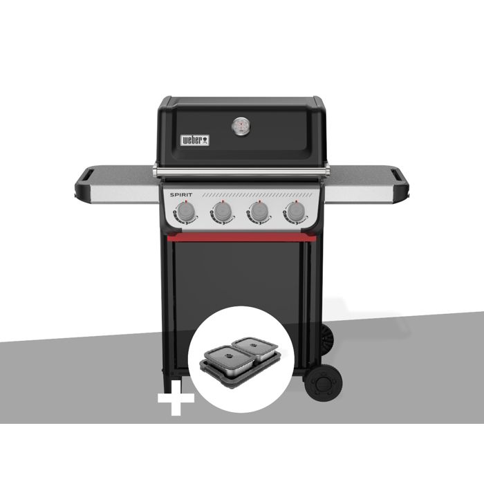 Barbecue à gaz Spirit E 410 + Kit de préparation et de service Weber