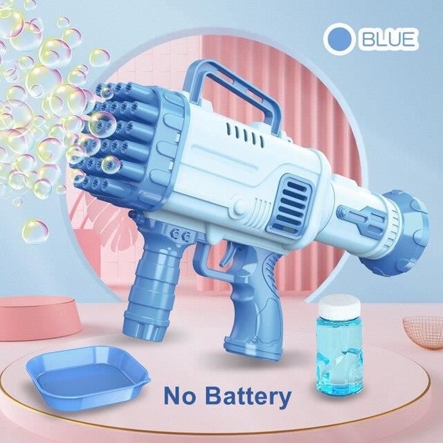 BULLES DE SAVON,Mini 32 Hole Blue--Pistolet à bulles électrique pour  enfants, Machine à bulles automatique, à trous 44-64-69, jouets - Cdiscount  Jeux - Jouets