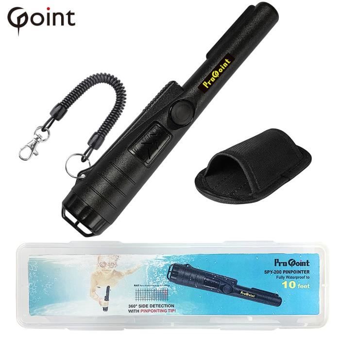 POINTEUR,BlackDétecteur de métaux portable en pointage de broche, étanche, Super détecteur