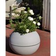RIVIERA -  pot de fleurs Boule -  D40 - stone-1