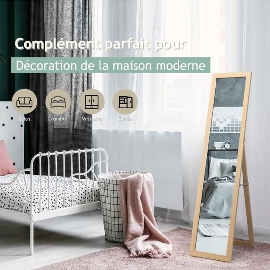 Miroir sur pied noir 50x170 HUGO Maisons du Monde