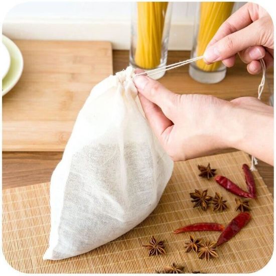 PASSOIRE,Mesh Bag-M--Filtre à mailles fines réutilisables, 120/160/200  mailles, pour jus de vin, lait de soja, thé, sac filtrant en