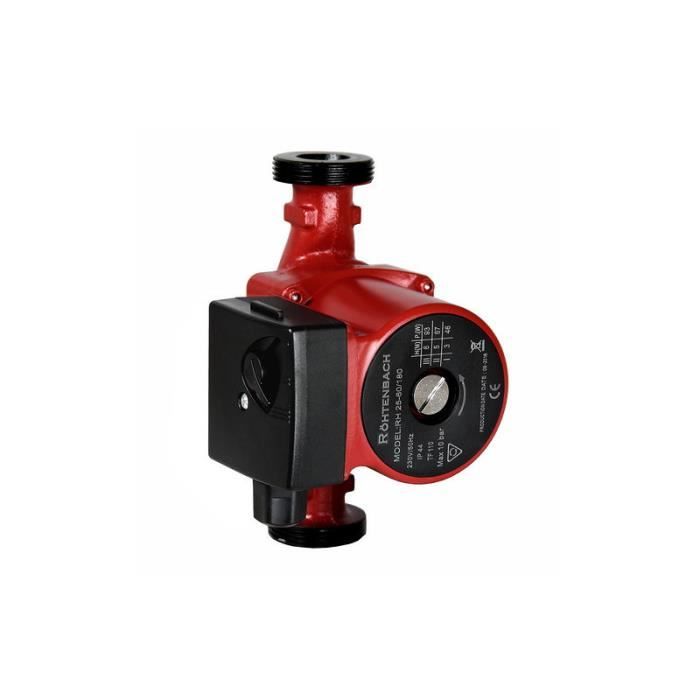 Circulateur Rohtenbach 25–60/180 pour chauffage central | Rakuten