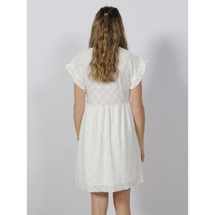 Robe blanche le temps des cerises outlet