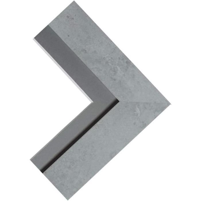 Passe-Partout 40x45 cm - Ouverture photo 30x35 cm - Gris Granit - Pour cadres et photos