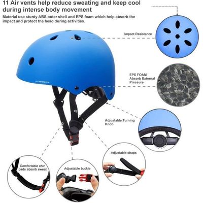 Prometheus Casque Vélo Enfants 6-9 Ans Taille S 53-55cm - Certifié TÜV Avec Anneau Rotatif
