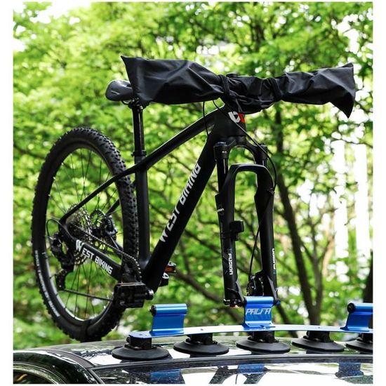 housse de protection pour guidon de vélo vtt,étanche à l'eau et à la  poussière,équipement de vélo anti-rayures- Black[D3407]