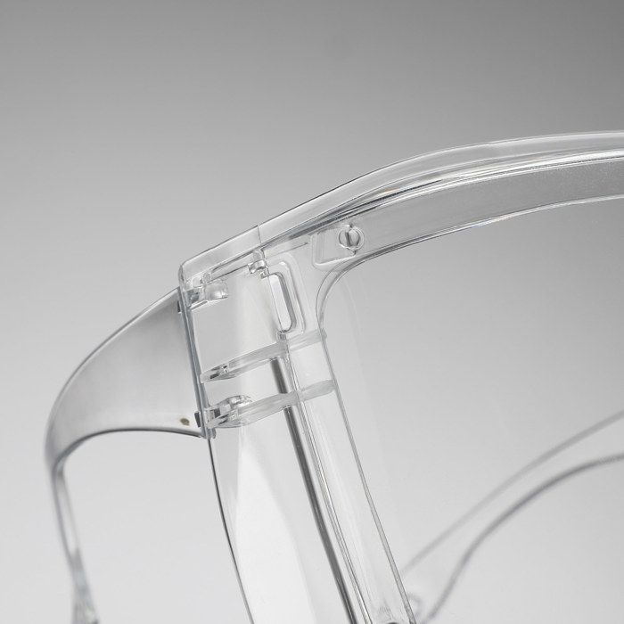 Plastic transparent face screen mask anti-dust high-definition anti-fog ...