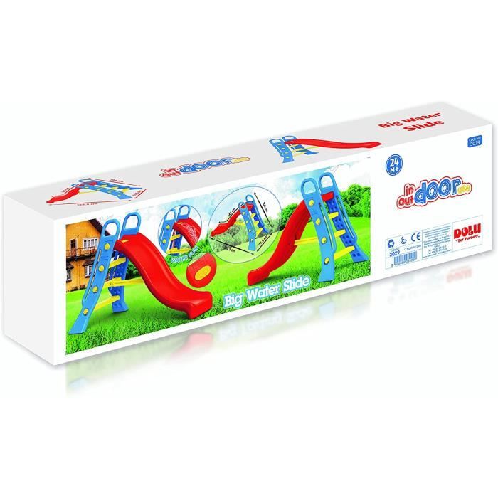 Toboggan pour Enfant 6 en 1 - Glisse de 140 CM 3-8 Ans Toboggan Intérieure & Extérieure Bleu