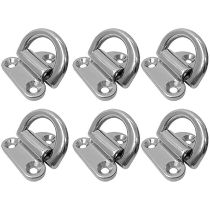 Plaque De Fixation De Sangle - PWSHYMI - Acier Inoxydable - Lot De 2 - Résistant à La Corrosion