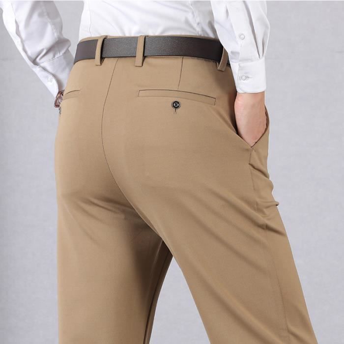 Pantalon homme sales taille ajustable