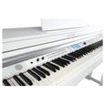 classic Cantabile  DP-A 610 Piano Numérique Blanc mat Set inclus Banquette piano, casque, livre.-3